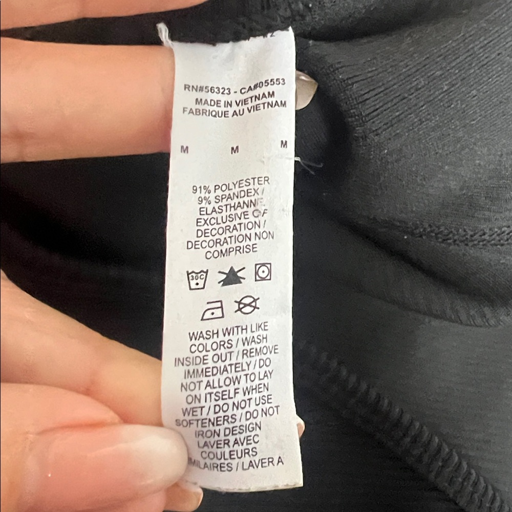 Nike One Piece Black Workout Bodysuit Jumpsuit Women Medium “Just Do It” Straps - Picture 3 of 5